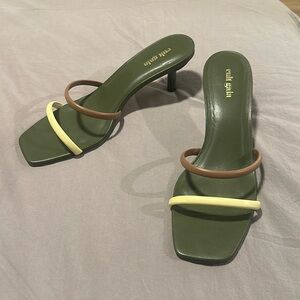 Cult Gaia kitten heel sandals